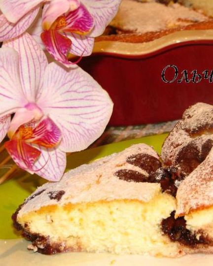 Рецепт творожного суфле с крыжовником и шоколадом