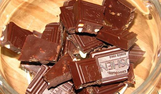 творожное суфле с крыжовником и шоколадом