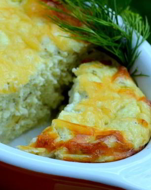 Творожное суфле с цветной капустой