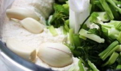 творожное суфле с зеленой фасолью