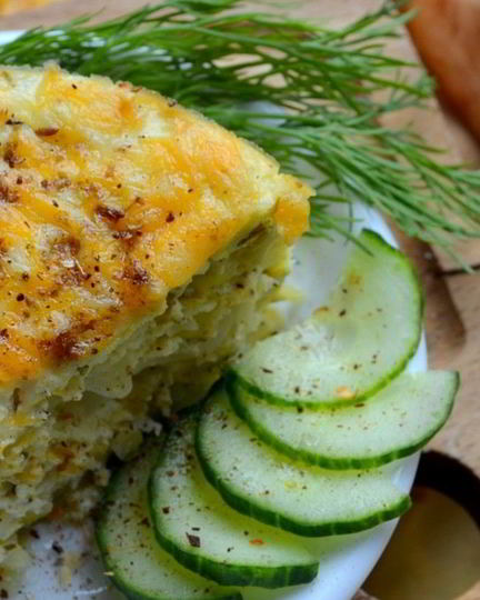 Рецепт творожного суфле со свежей капустой