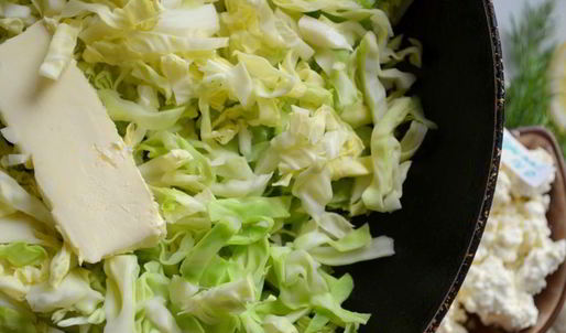 творожное суфле со свежей капустой