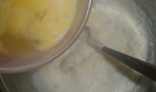 яблоки в манном суфле