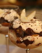 Шоколадный тирамису с грушей