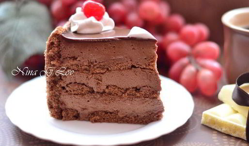 шоколадный тирамису с вишневым ликером