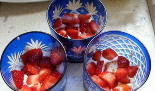 тирамису без яиц, с рикоттой и клубникой