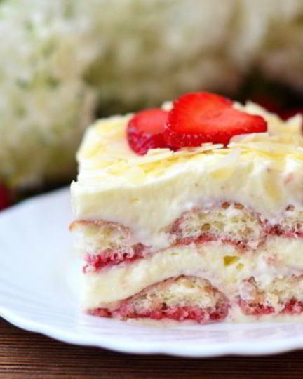 Рецепт тирамису клубничный