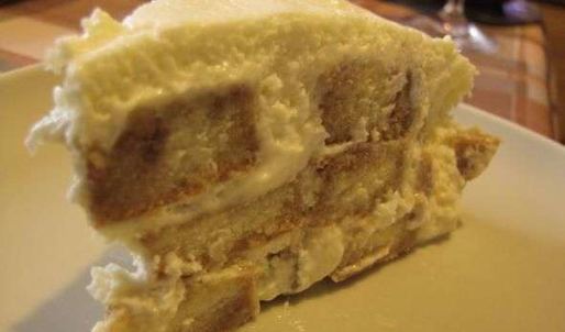 тирамису с бисквитом