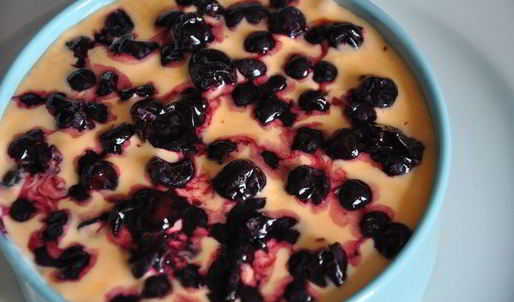 тирамису с голубикой и апельсиновым кремом