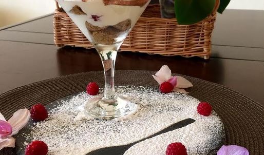 тирамису с малиной