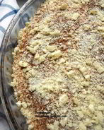 Тирамису с ревенем и белым шоколадом