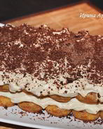 Тирамису с темным шоколадом