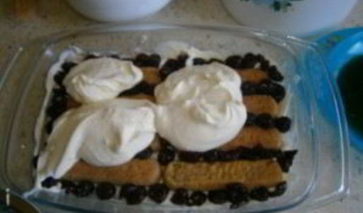 тирамису с вишней