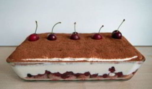 тирамису с вишней
