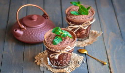 тирамису в стакане