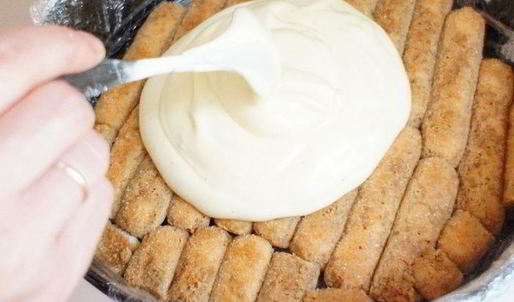 торт-мороженое семифредо-тирамису