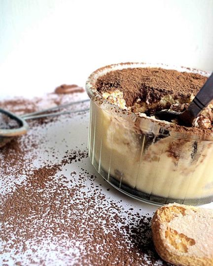 Рецепт творожного десерта в стиле тирамису