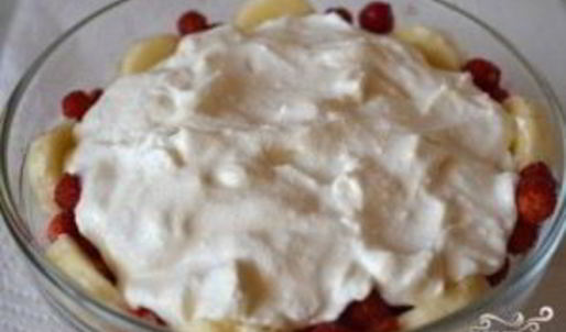 творожно-банановый десерт