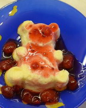 Творожно-яблочный пудинг Детская тема