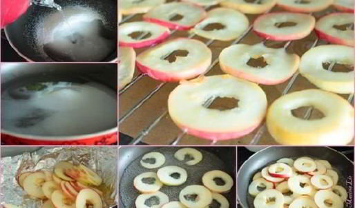 яблочные чипсы