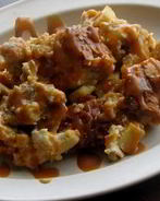 Яблоки с творогом в духовке