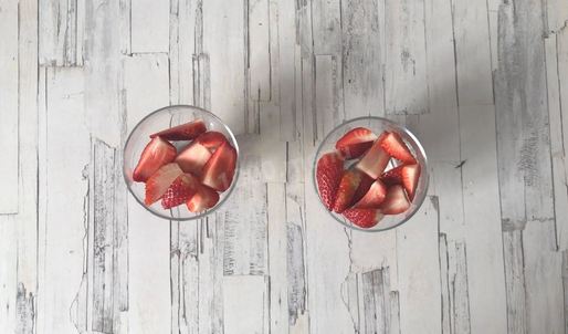 фрукты в зефирном креме