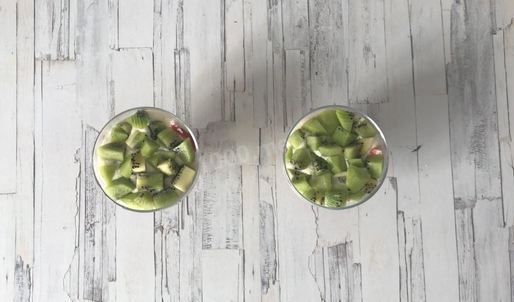 фрукты в зефирном креме