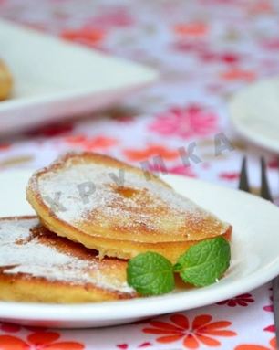 Жареные яблоки в кляре на молоке быстро и вкусно