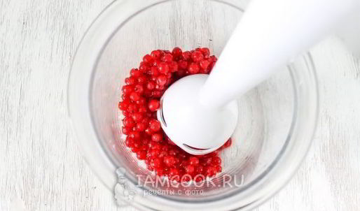 желе из красной смородины без варки
