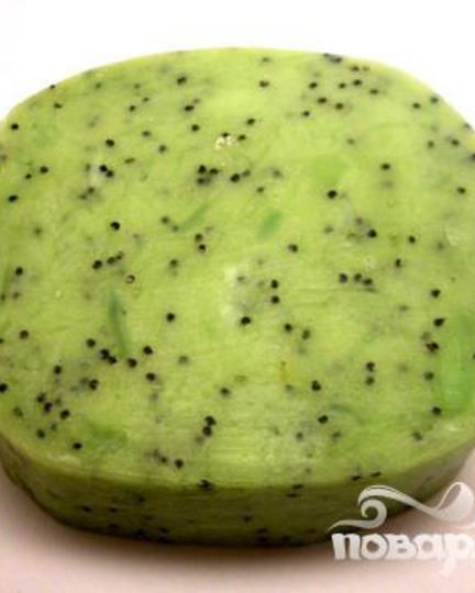 Рецепт желе из свежих киви с ревенем