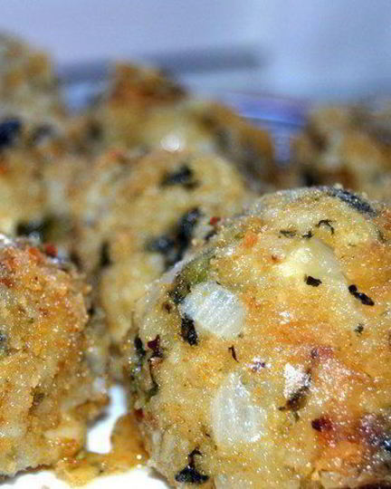 Рецепт аранчинь из зеленого ризотто