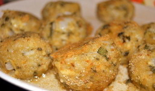 аранчини из зеленого ризотто