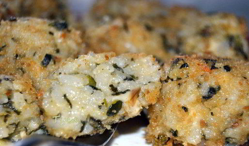 аранчини из зеленого ризотто