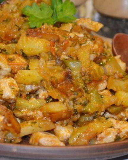 Рецепт азу из индейки