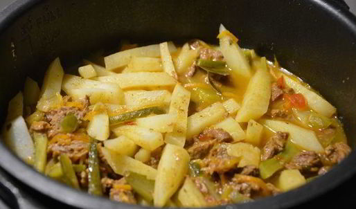 азу по-татарски в мультиварке