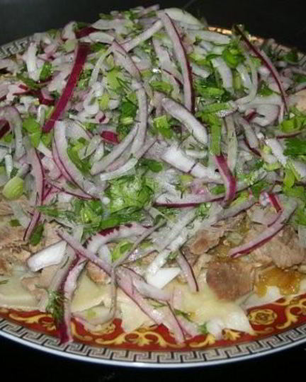 Рецепт бешбармака из баранины