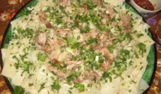 бешбармак из говядины