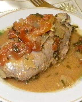 Чахохбили из курицы в мультиварке