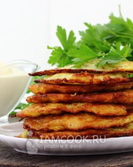 Рецепт драники из кабачков и картофеля