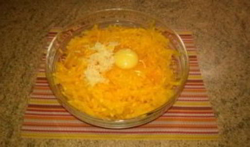 драники из тыквы с укропом