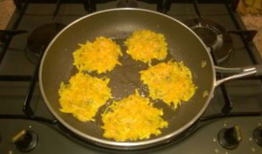 драники из тыквы с укропом