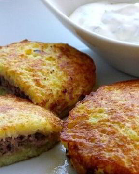 Драники картофельные с фаршем