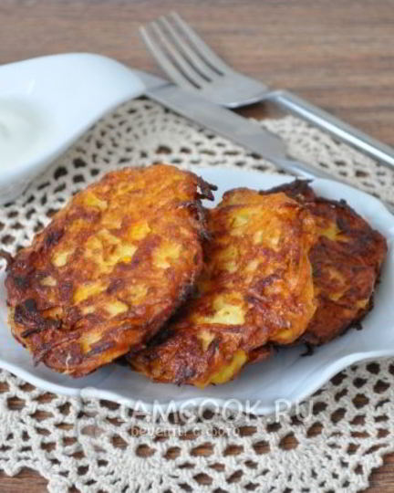 Рецепт драников картофельных с тыквой