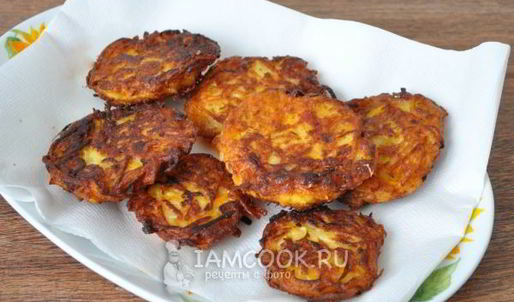 драники картофельные с тыквой