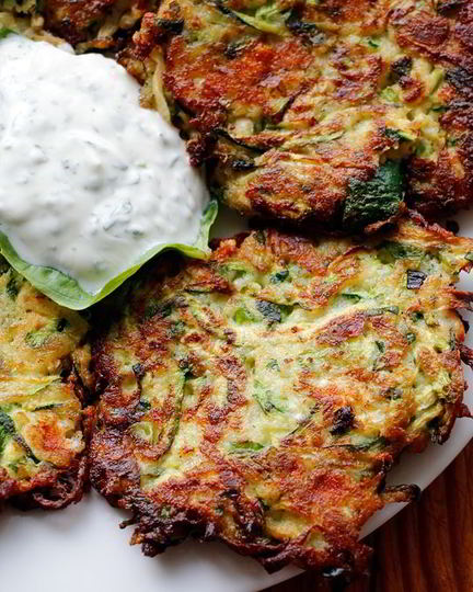 Рецепт драников с брынзой