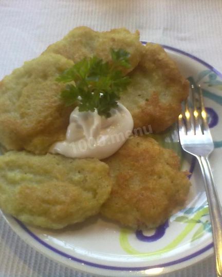 Рецепт драников с манкой