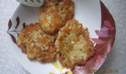 драники с сыром