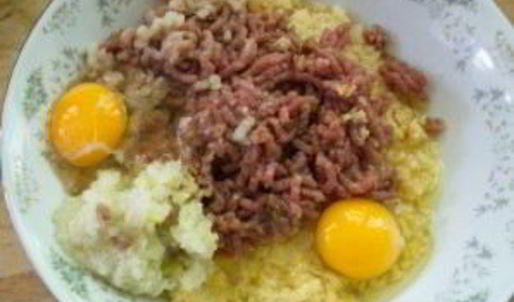 драники в горшочках с мясом