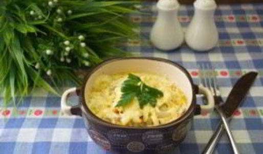 драники в горшочках с мясом