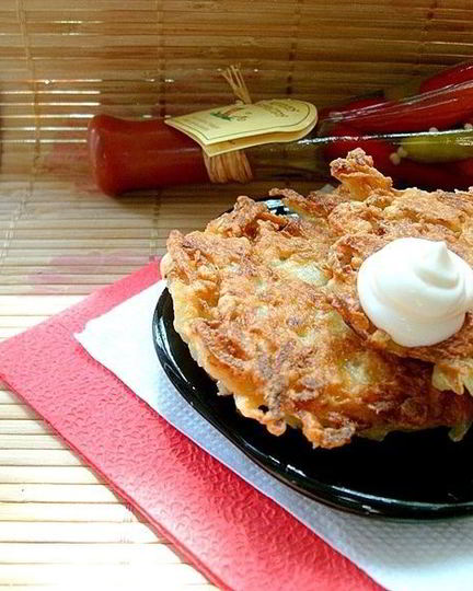 Рецепт драников яблочко